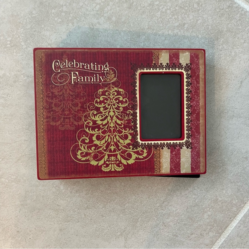 Mall photo album with a hard cover